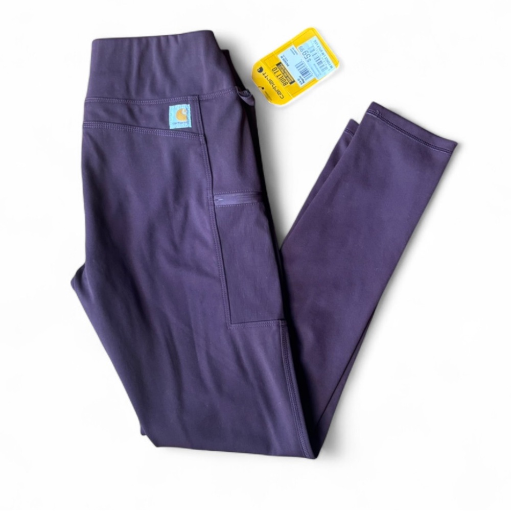 Carhartt burgundy Utility Leggings with Side Pockets